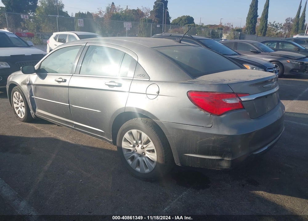 2012 CHRYSLER 200 LX VIN: 1C3CCBAB9CN205375
