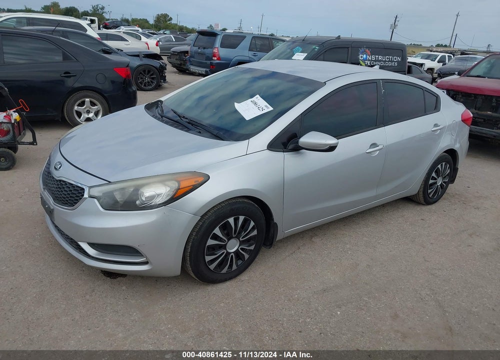 2015 KIA FORTE LX VIN: KNAFK4A6XF5425202