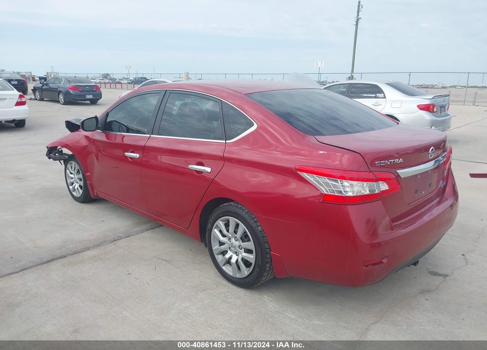 2013 NISSAN SENTRA S VIN: 3N1AB7AP8DL659460