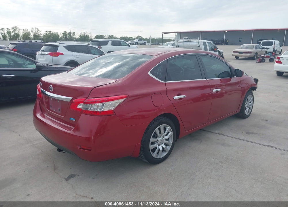 2013 NISSAN SENTRA S VIN: 3N1AB7AP8DL659460