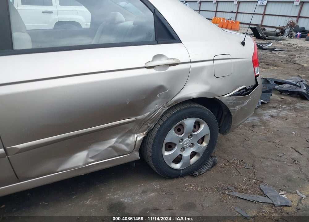 2007 KIA SPECTRA EX VIN: KNAFE121575471028