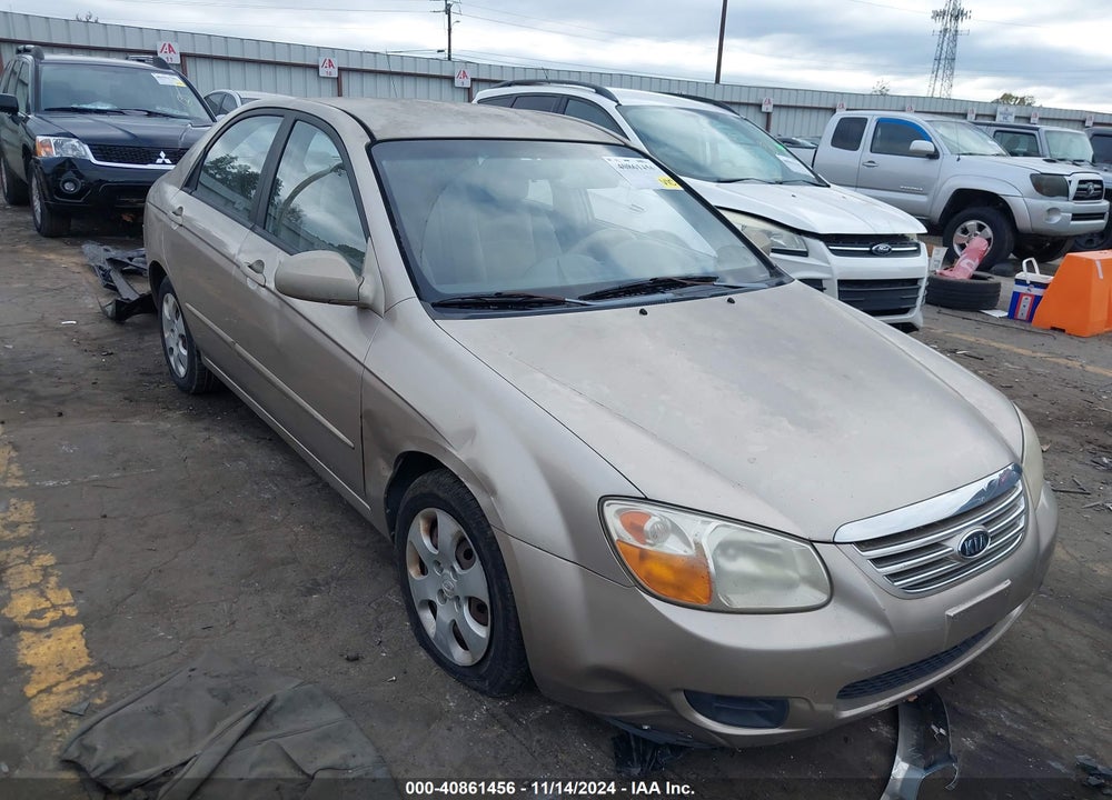 2007 KIA SPECTRA EX VIN: KNAFE121575471028