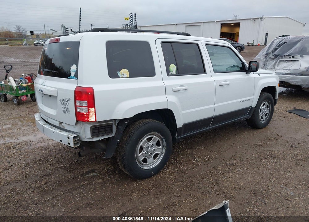 2017 JEEP PATRIOT SPORT FWD VIN: 1C4NJPBA5HD140440