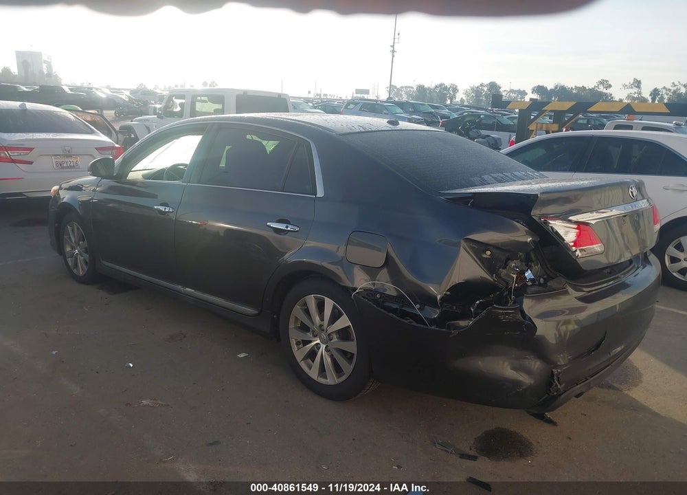 2011 TOYOTA AVALON LIMITED VIN: 4T1BK3DB2BU396956