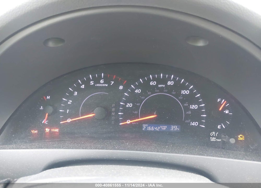 2010 TOYOTA CAMRY LE VIN: 4T1BF3EK5AU576644