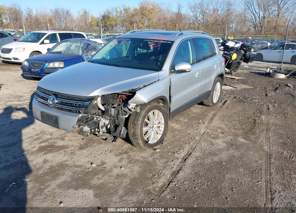 2015 VOLKSWAGEN TIGUAN SE VIN: WVGAV7AX1FW502320
