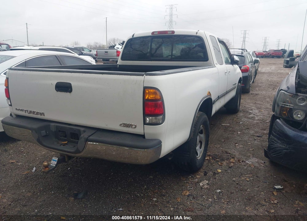 2002 TOYOTA TUNDRA SR5 VIN: 5TBBN44162S228999