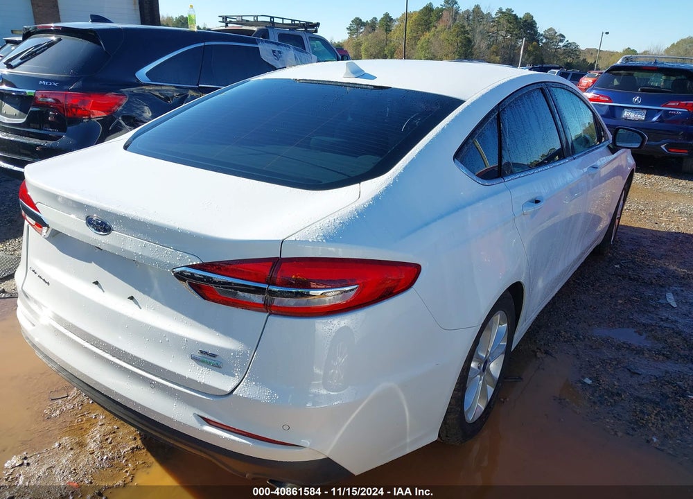 2019 FORD FUSION SE VIN: 3FA6P0HD0KR123111