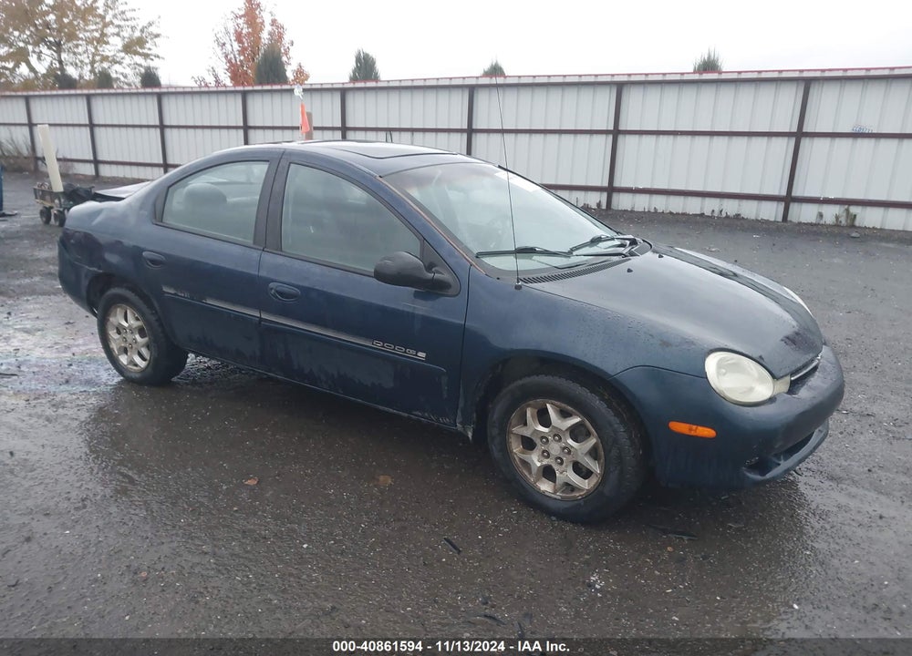 2000 DODGE NEON HIGHLINE VIN: 1B3ES46C3YD798735