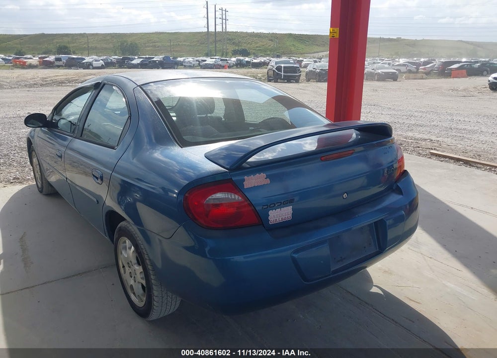 2003 DODGE NEON SXT VIN: 1B3ES56C33D126558