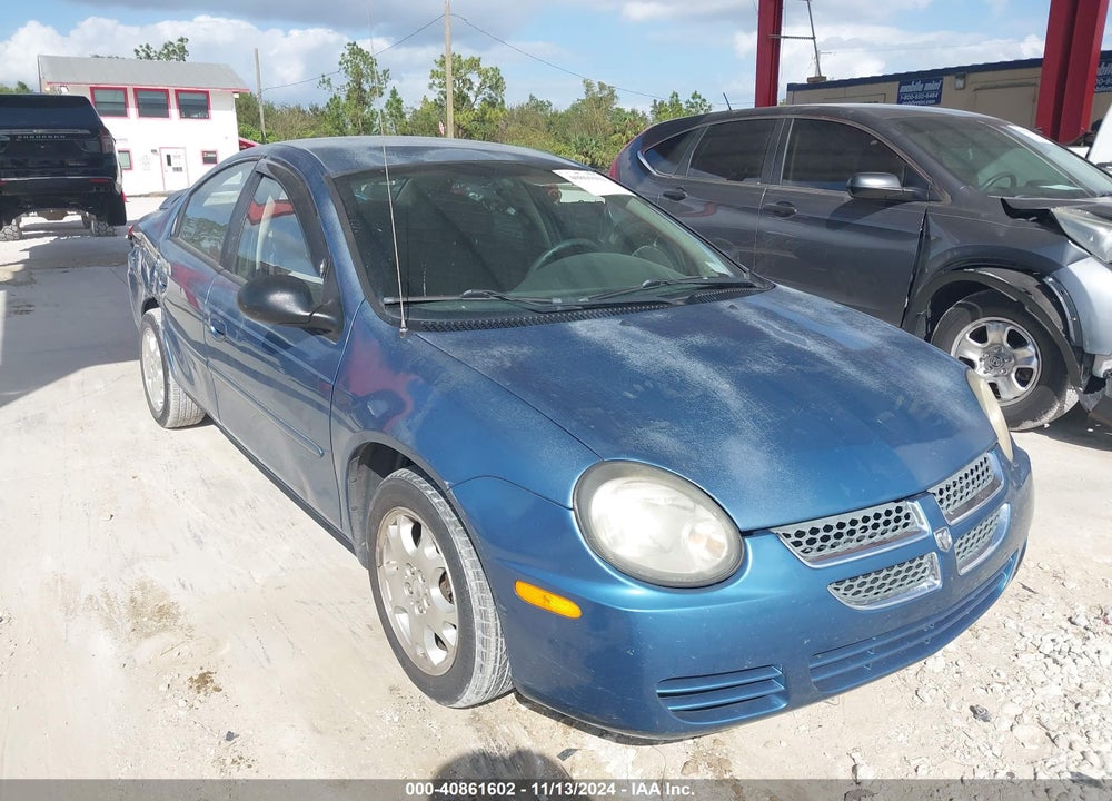 2003 DODGE NEON SXT VIN: 1B3ES56C33D126558