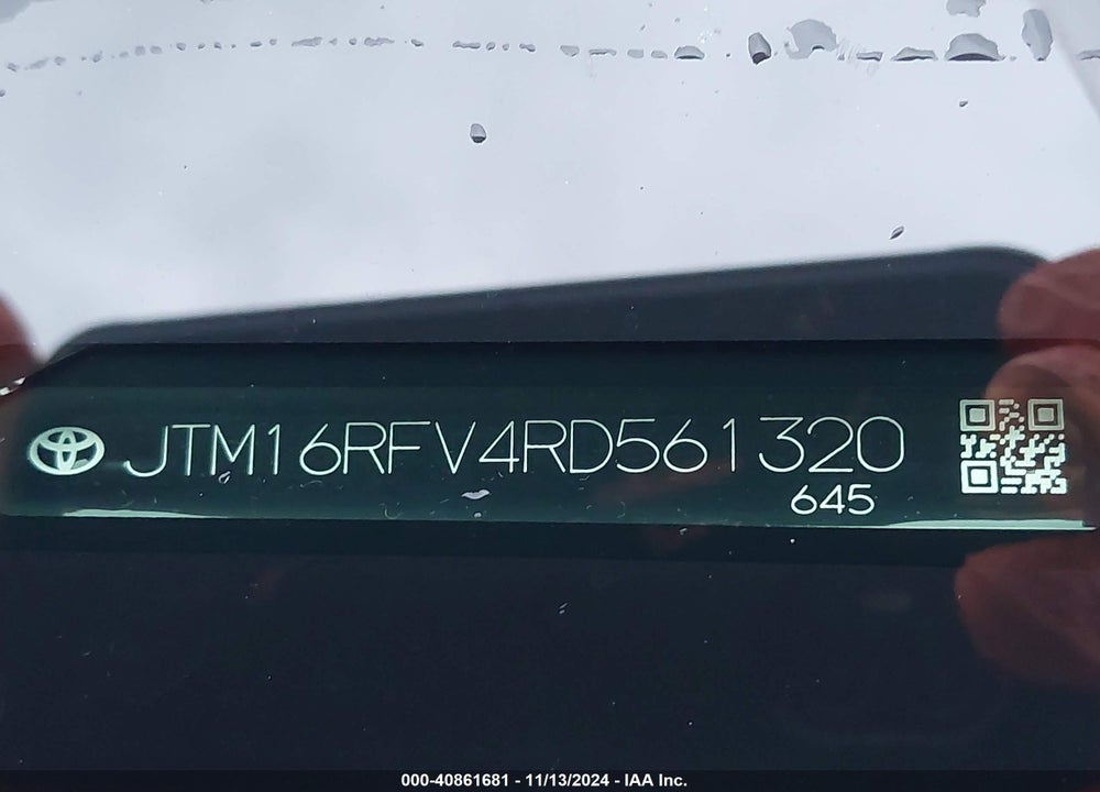 2024 TOYOTA RAV4 HYBRID SE VIN: JTM16RFV4RD561320