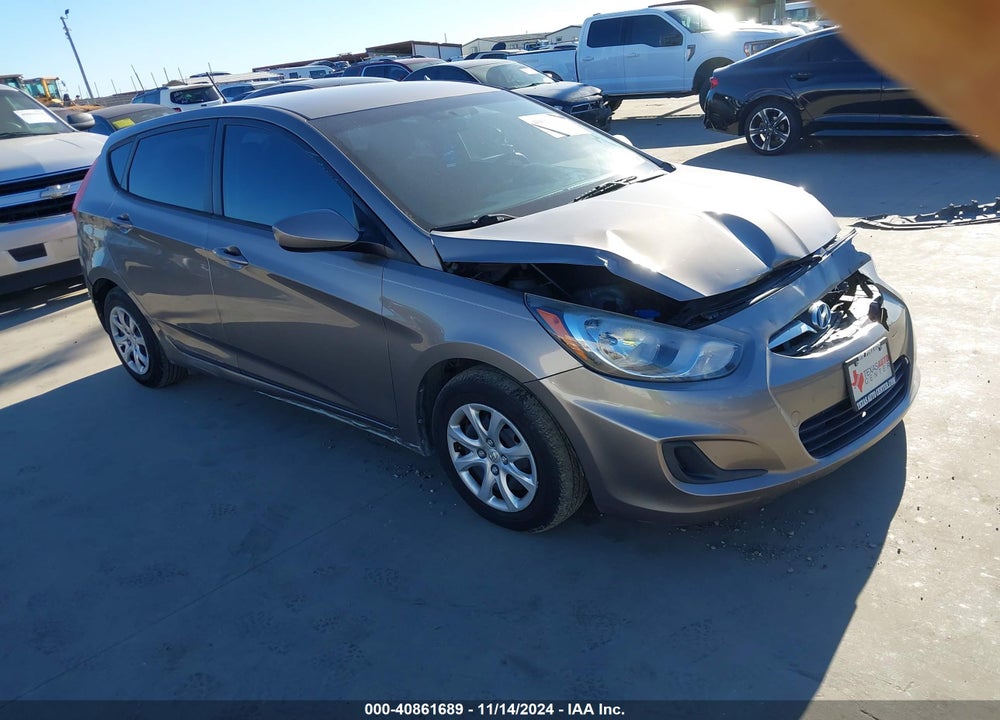 2014 HYUNDAI ACCENT GS VIN: KMHCT5AE6EU189650