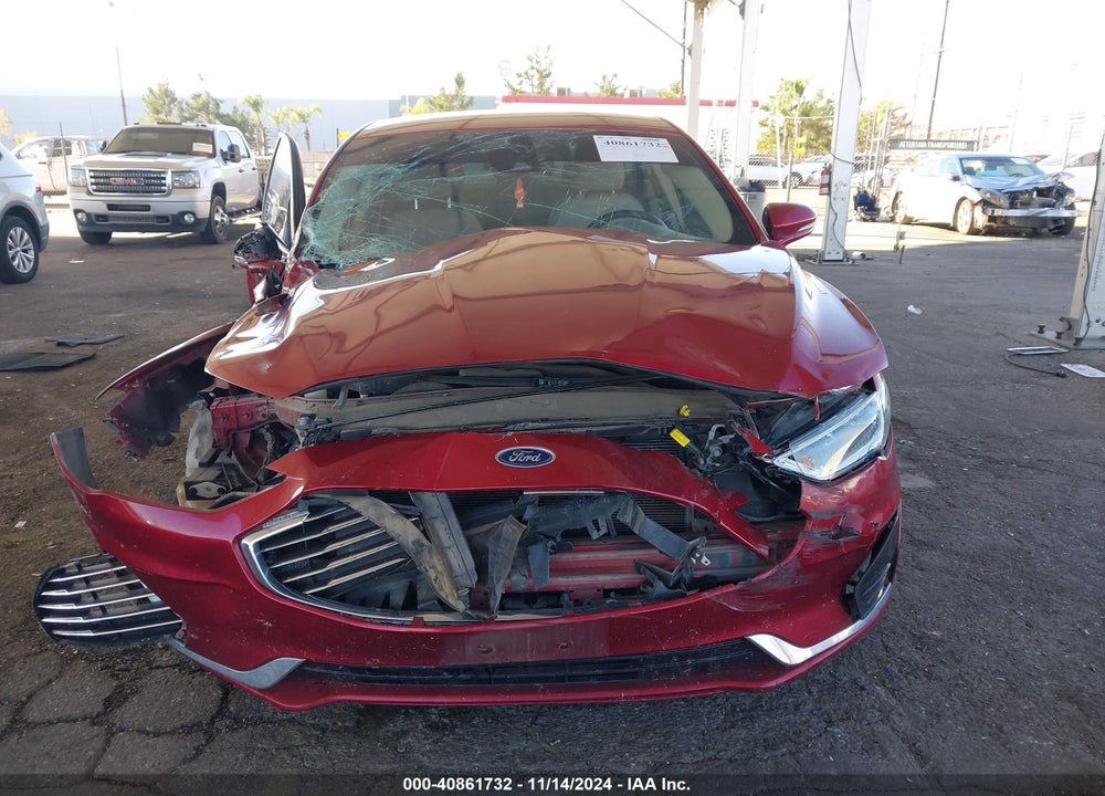 2019 FORD FUSION HYBRID SEL VIN: 3FA6P0MU9KR239865