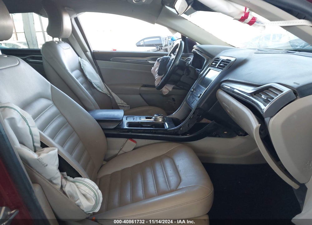 2019 FORD FUSION HYBRID SEL VIN: 3FA6P0MU9KR239865