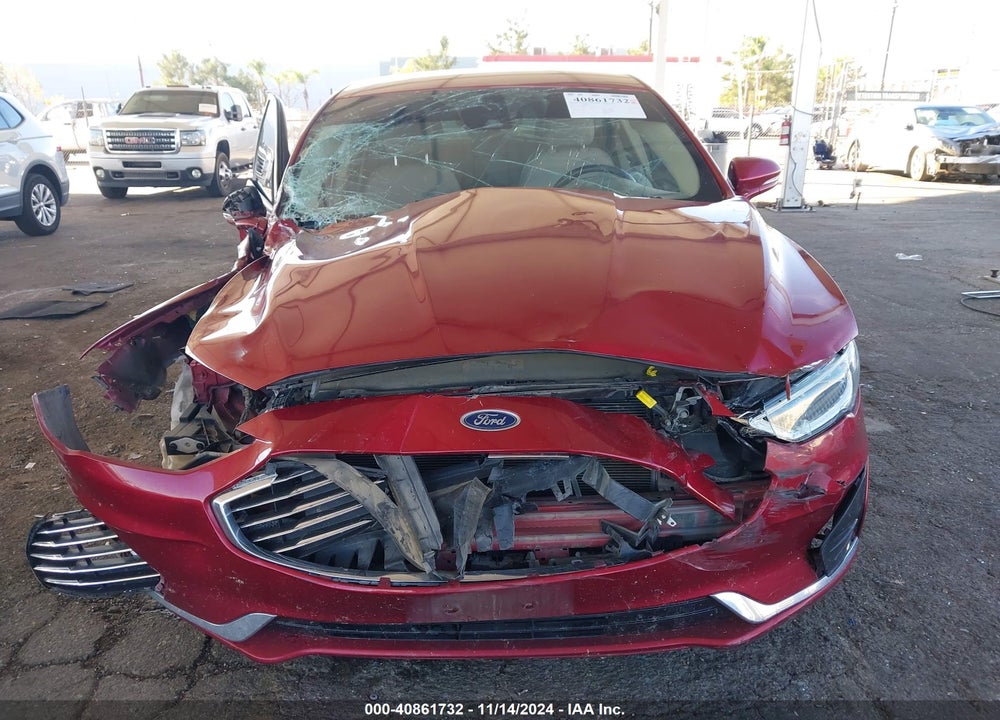 2019 FORD FUSION HYBRID SEL VIN: 3FA6P0MU9KR239865