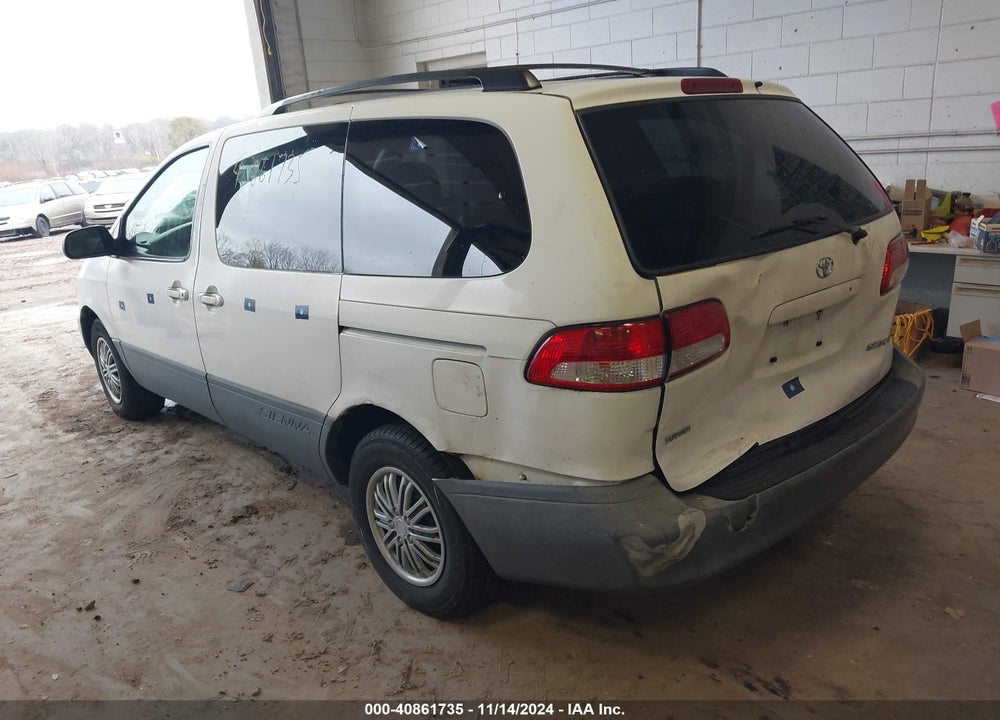 2003 TOYOTA SIENNA CE VIN: 4T3ZF19C53U542784