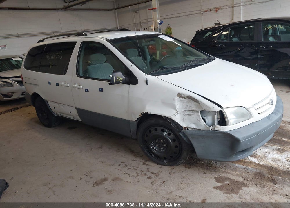 2003 TOYOTA SIENNA CE VIN: 4T3ZF19C53U542784