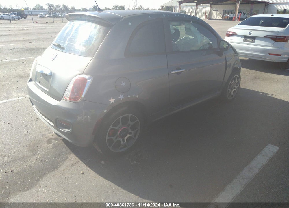 2012 FIAT 500 SPORT VIN: 3C3CFFBR6CT115417