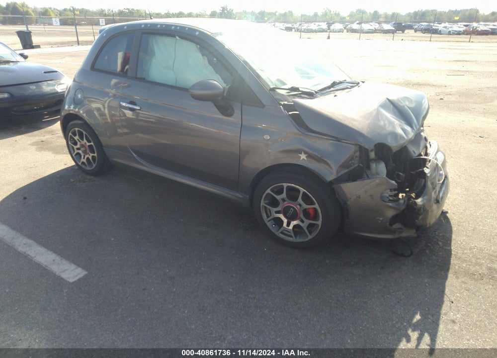 2012 FIAT 500 SPORT VIN: 3C3CFFBR6CT115417
