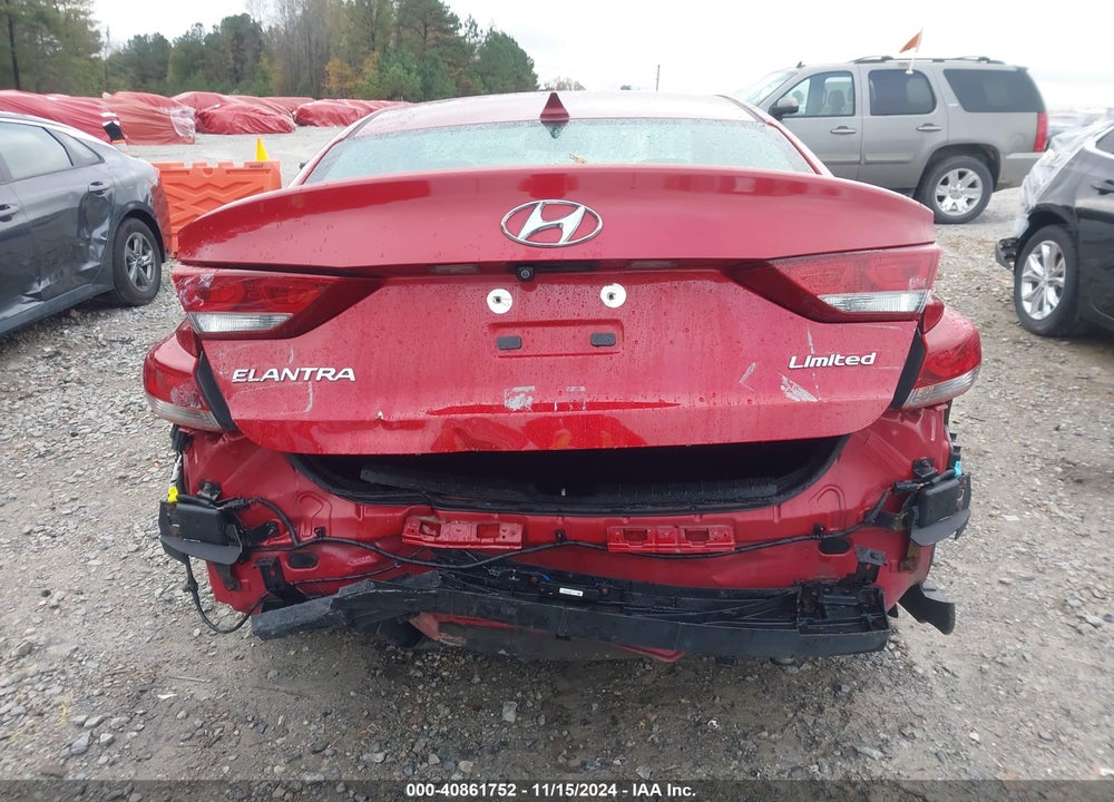 2017 HYUNDAI ELANTRA LIMITED VIN: KMHD84LF0HU228372