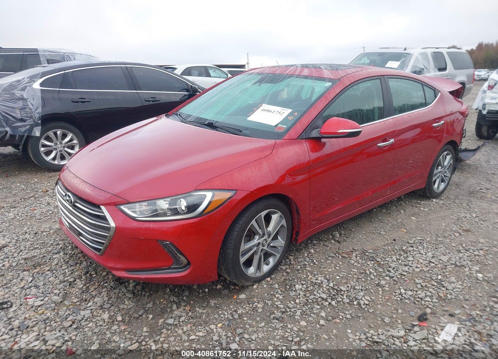 2017 HYUNDAI ELANTRA LIMITED VIN: KMHD84LF0HU228372