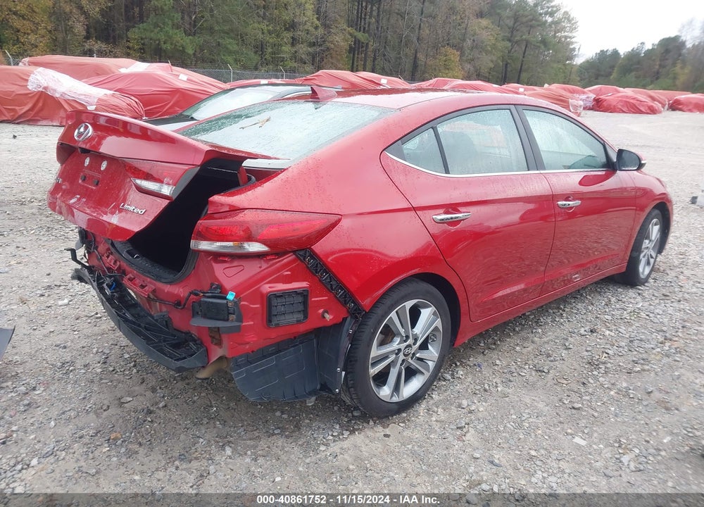 2017 HYUNDAI ELANTRA LIMITED VIN: KMHD84LF0HU228372
