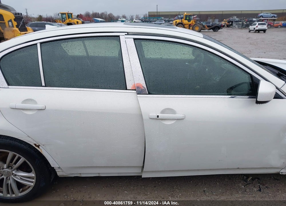 2012 INFINITI G37X VIN: JN1CV6ARXCM673215