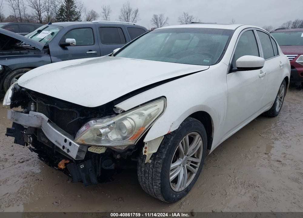 2012 INFINITI G37X VIN: JN1CV6ARXCM673215