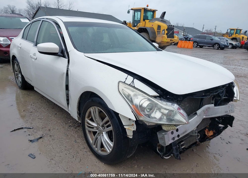 2012 INFINITI G37X VIN: JN1CV6ARXCM673215