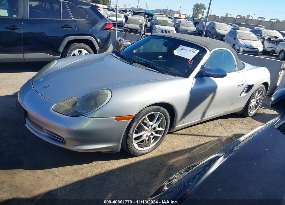 2003 PORSCHE BOXSTER VIN: WP0CA29813U621887