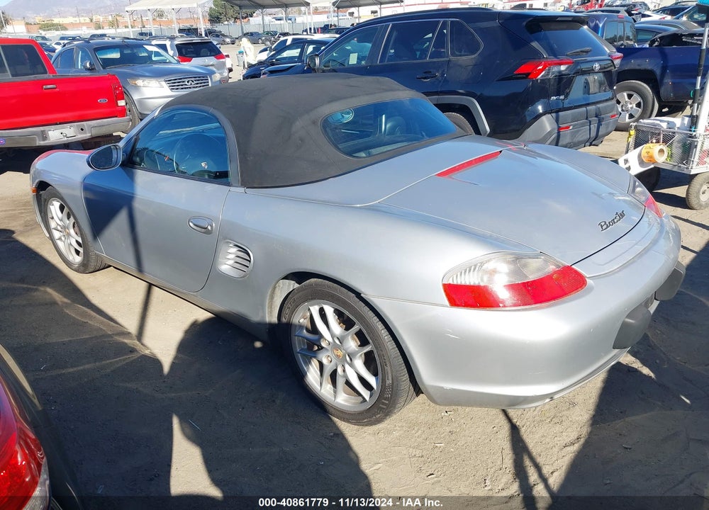 2003 PORSCHE BOXSTER VIN: WP0CA29813U621887