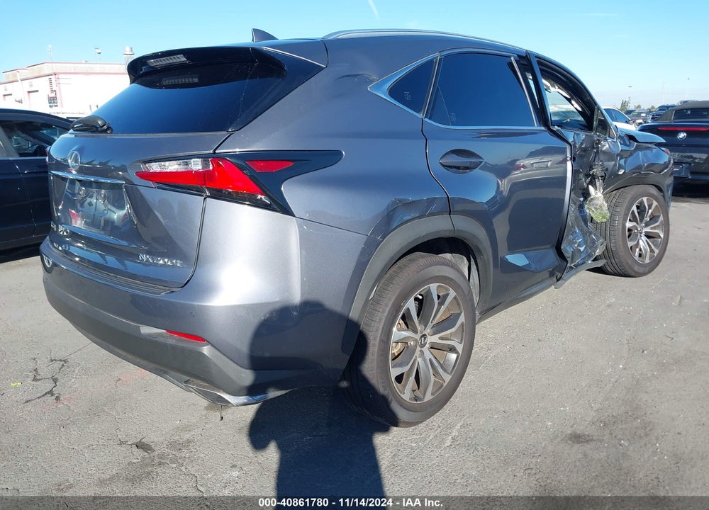 2017 LEXUS NX 200T F SPORT VIN: JTJYARBZ4H2066029