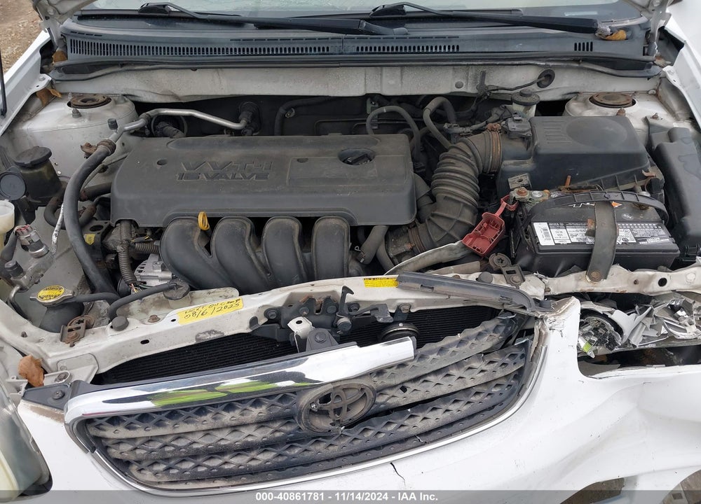 2008 TOYOTA COROLLA CE VIN: 2T1BR32E18C862668