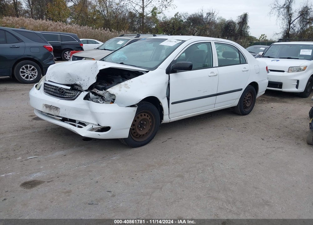 2008 TOYOTA COROLLA CE VIN: 2T1BR32E18C862668
