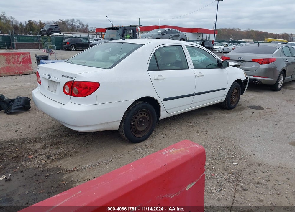 2008 TOYOTA COROLLA CE VIN: 2T1BR32E18C862668