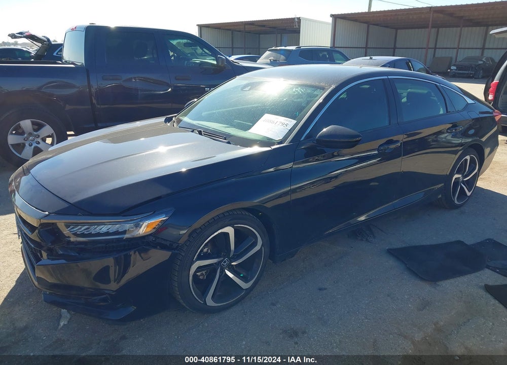 2022 HONDA ACCORD VIN: 1HGCV1F30NA111267