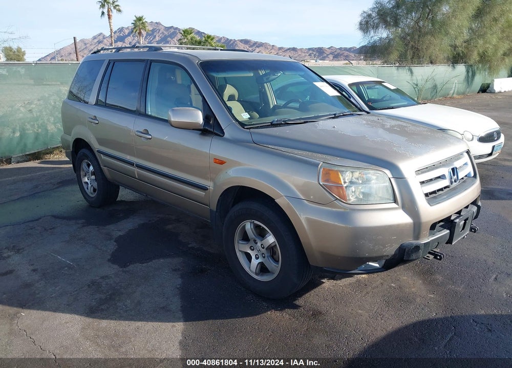 2007 HONDA PILOT EX VIN: 2HKYF18467H513118