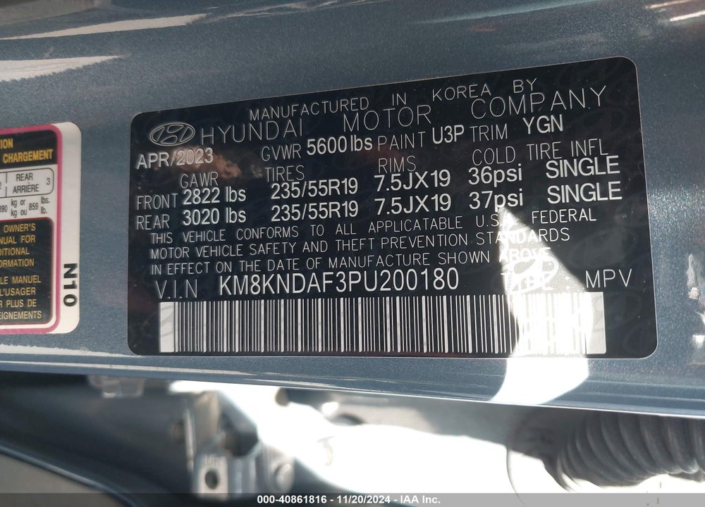 2023 HYUNDAI IONIQ 5 SEL VIN: KM8KNDAF3PU200180