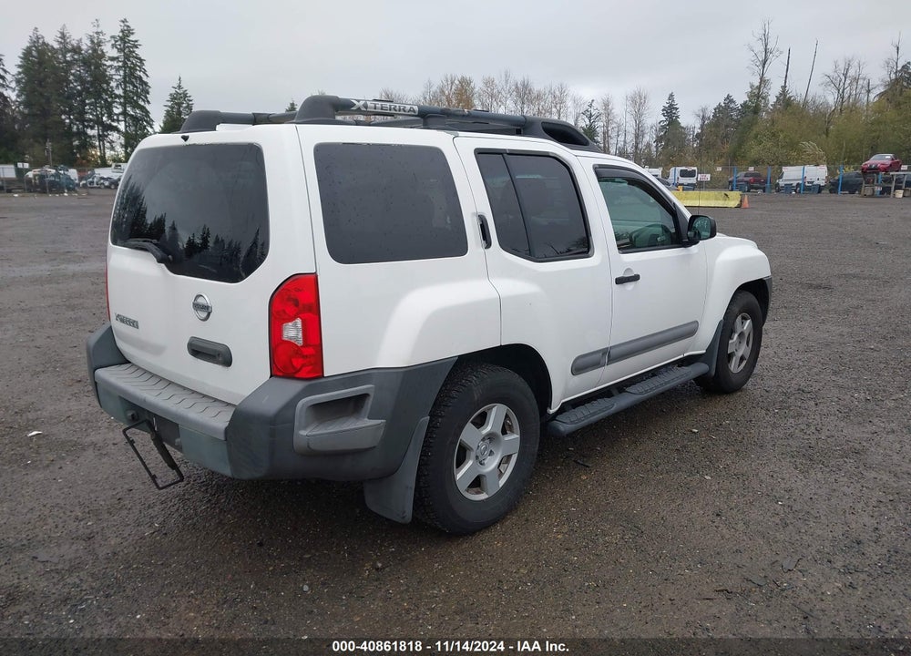 2006 NISSAN XTERRA S VIN: 5N1AN08U16C511507