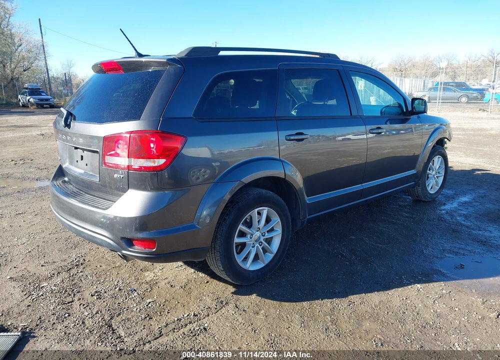 2015 DODGE JOURNEY SXT VIN: 3C4PDDBG6FT607312