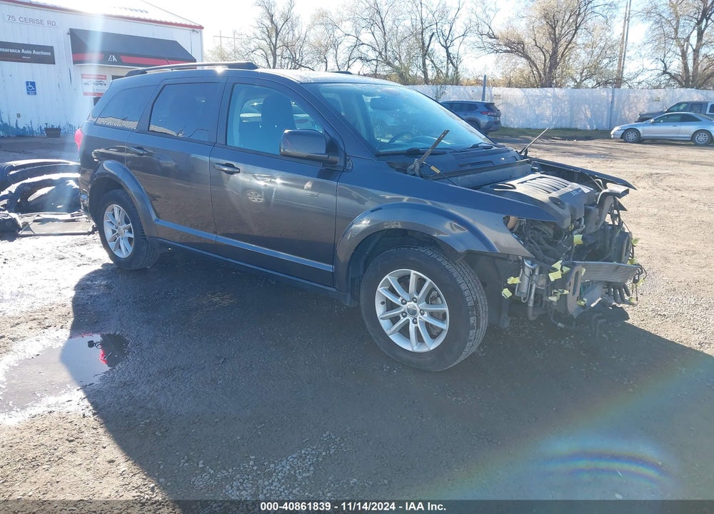 2015 DODGE JOURNEY SXT VIN: 3C4PDDBG6FT607312