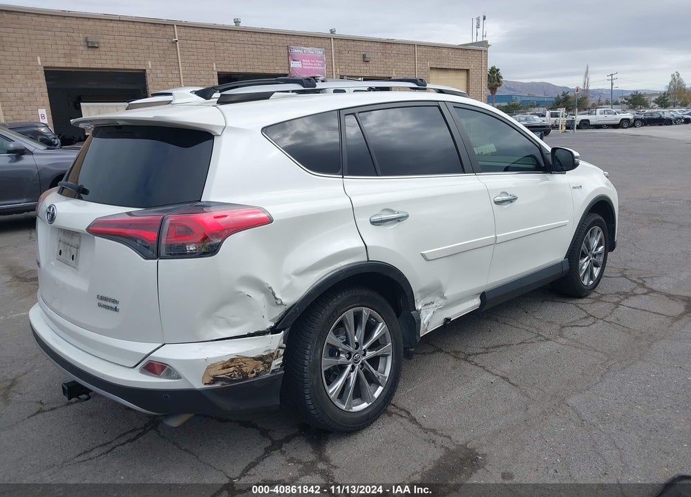 2018 TOYOTA RAV4 HYBRID LIMITED VIN: JTMDJREVXJD212390