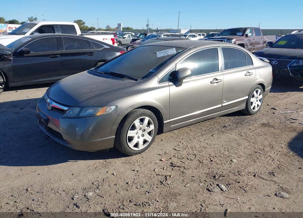 2006 HONDA CIVIC LX VIN: 1HGFA15536L054693