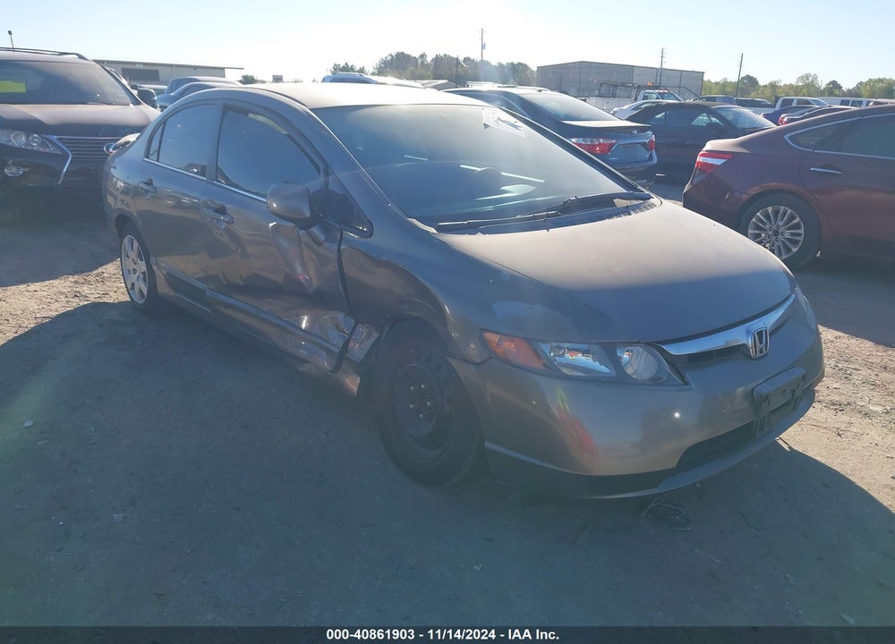 2006 HONDA CIVIC LX VIN: 1HGFA15536L054693