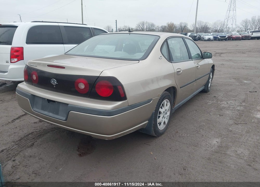 2005 CHEVROLET IMPALA VIN: 2G1WF52E359102512