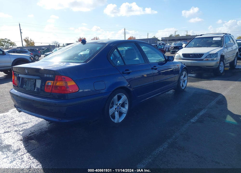 2004 BMW 325I VIN: WBAEV33434KR30957