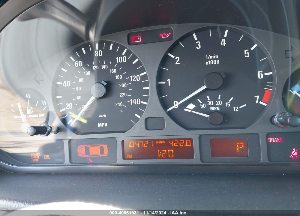 2004 BMW 325I VIN: WBAEV33434KR30957