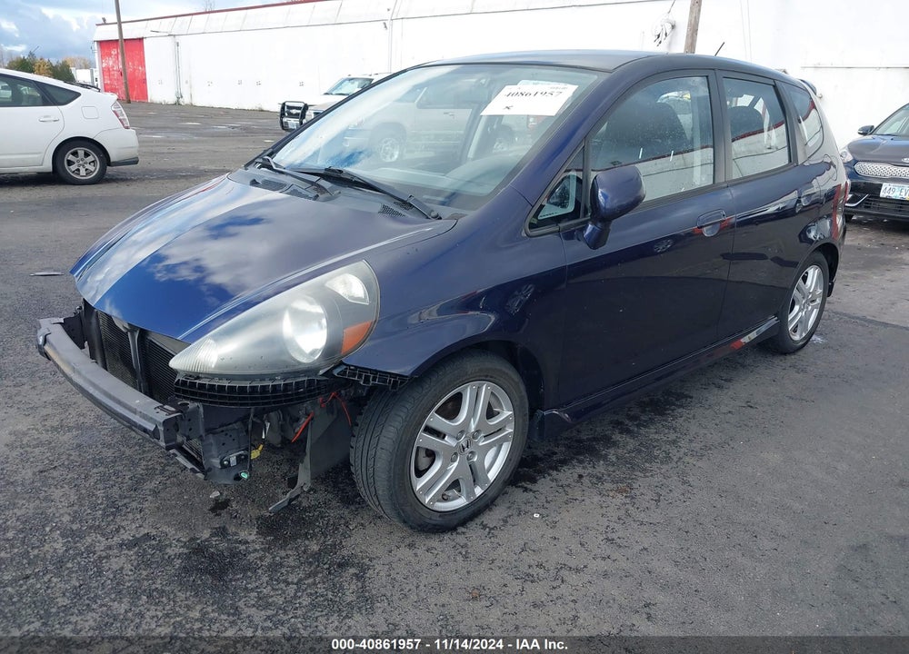 2008 HONDA FIT SPORT VIN: JHMGD38658S028596