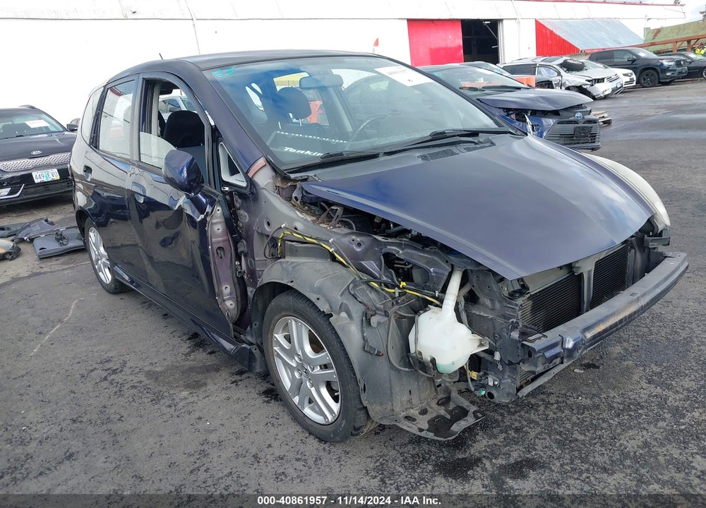 2008 HONDA FIT SPORT VIN: JHMGD38658S028596